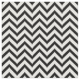 Zwarte en witte Chevron Stof
