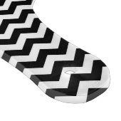 Zwarte en witte Chevron Stripe Snijplank (Hoek)