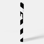 Zwarte en witte Chevrons Case-Mate iPhone Case (Achterkant / Rechts)