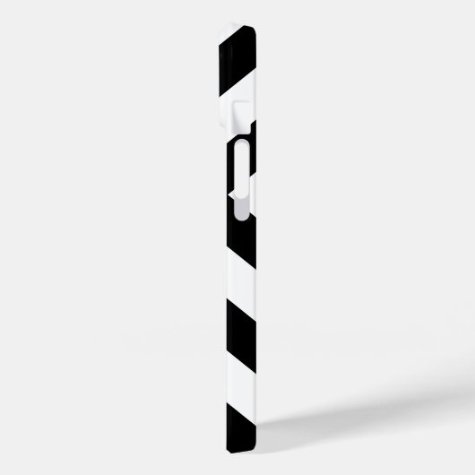 Zwarte en witte Chevrons Case-Mate iPhone Case (Achterkant / Links)