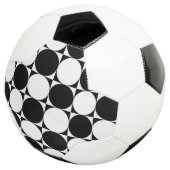 ZWARTE EN WITTE CIRCLS VOETBAL (Drie kwart)