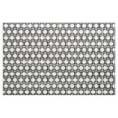 Zwarte en witte cirkels en vierkantjes stof (Fat Quarter)