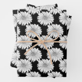 Zwarte en Witte Dagen Inpakpapier Vel (In situ)