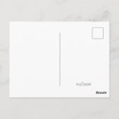 Zwarte en Witte Dahlia Flower Briefkaart (Achterkant)