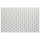 Zwarte en witte Dalmatian Stof (Yard (91,4 cm))
