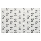 Zwarte en witte Dalmatian Stof (Fat Quarter)