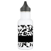 Zwarte en witte Dalmatische Spots Waterfles (Links)