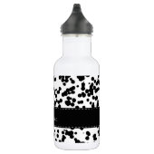 Zwarte en witte Dalmatische Spots Waterfles (Rechts)