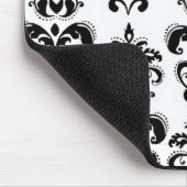 ZWARTE EN WITTE DAMASK MUISMAT (Hoek)