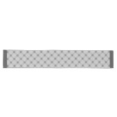 Zwarte en witte diamantfacetten lange tafelloper (Horizontaal)