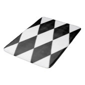 ZWARTE EN WITTE DIAMONEN BADMAT (Gekanteld)