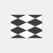 ZWARTE EN WITTE DIAMONEN POST-IT® NOTES (Voorkant)