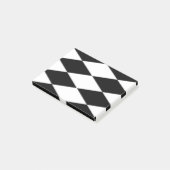 ZWARTE EN WITTE DIAMONEN POST-IT® NOTES (Schuin)