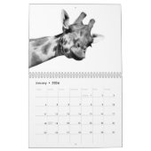 Zwarte en witte dieren kalender (Jan 2026)