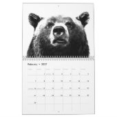 Zwarte en witte dieren kalender (Feb 2027)