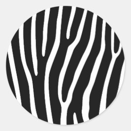 Zwarte en witte dierlijke Sticker