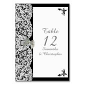 Zwarte en witte domme bruiloft kaart (Achterkant)