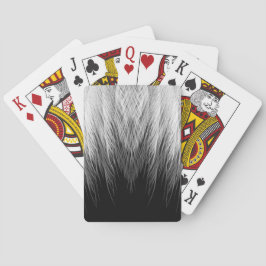 Zwarte en witte doorgangen pokerkaarten