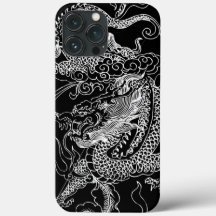 Zwarte en witte draak