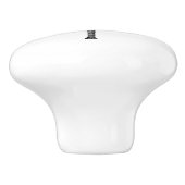 zwarte en witte dragonfly-illustratie keramische knop (Zijkant)