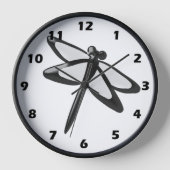 Zwarte en witte dragonvlieg (Voorkant)