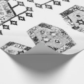 Zwarte en witte driehoek — Farmhouse Cadeaupapier (Hoek)