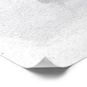 Zwarte en witte droer in het Poster van het blote  (Hoek)