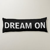 Zwarte en witte droom op body Pillow Lichaamskussen (Achterkant)