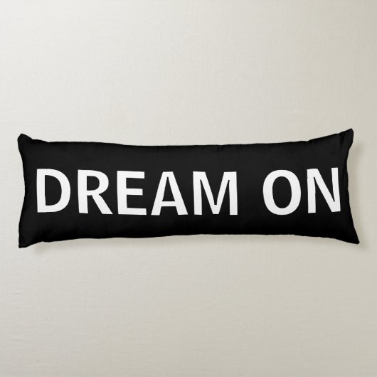 Zwarte en witte droom op body Pillow Lichaamskussen (Achterkant)