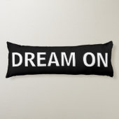 Zwarte en witte droom op body Pillow Lichaamskussen (Voorkant)