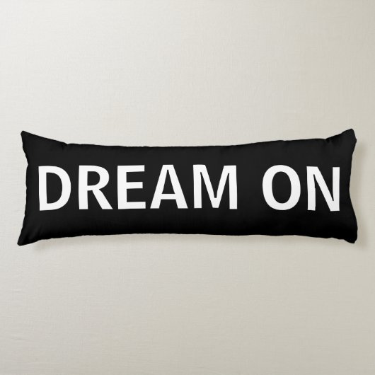 Zwarte en witte droom op body Pillow Lichaamskussen (Voorkant)