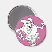 Zwarte en Witte Duivelin Magneet (Voorkant / Achterkant)