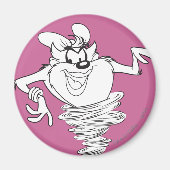 Zwarte en Witte Duivelin Magneet (Voorkant)