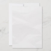 Zwarte en Witte Eenvoudige Karaoke Birthday Party Kaart (Achterkant)