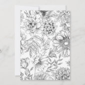 zwarte en witte elegant - wedstrijd kaart (Achterkant)