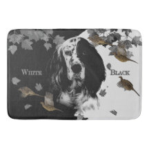 Zwarte en witte Engelse zetter