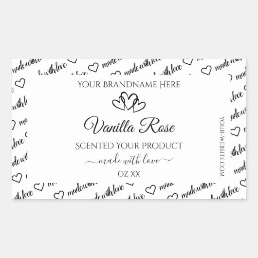 Zwarte en witte etiketten met wolkenproducten (Voorkant)