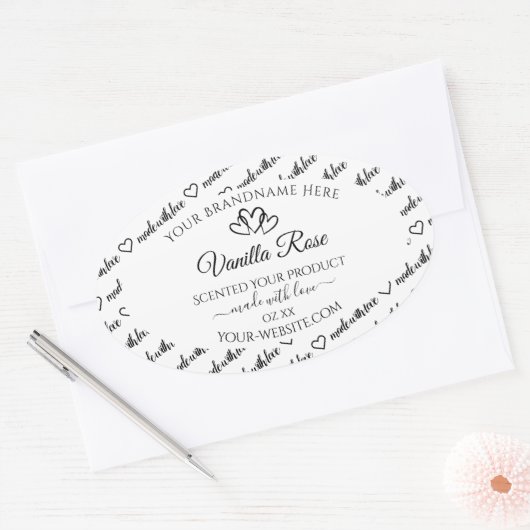 Zwarte en witte etiketten met wolkenproducten (Envelop)