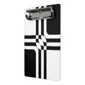Zwarte en witte fantasie mini klembord (Angled2)