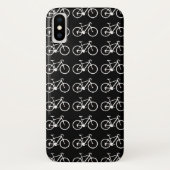 zwarte en witte fietsen Case-Mate iPhone case (Achterkant)