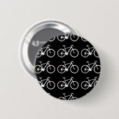 zwarte en witte fietsen ronde button 5,7 cm (Voorkant /achterkant)