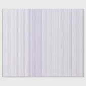 Zwarte en witte fijne strepen cadeaupapier (Vlak)