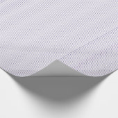 Zwarte en witte fijne strepen cadeaupapier (Hoek)