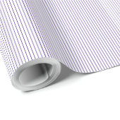 Zwarte en witte fijne strepen cadeaupapier (Rol Hoek)