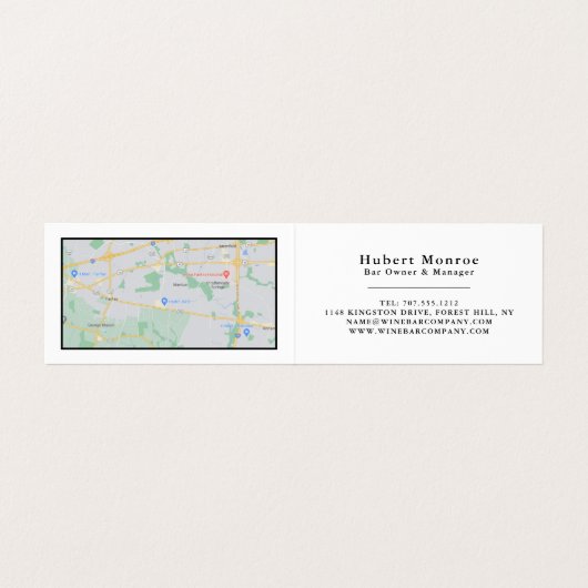 Zwarte en witte flessen, wijnstaaf/wijnmoer, gedet visitekaartje (Binnenkant ongevouwen)