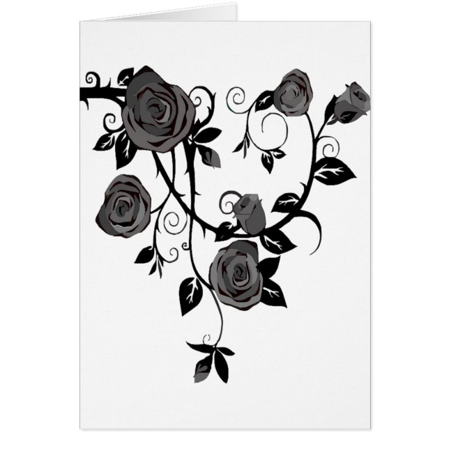 Zwarte en witte Floral (Voorkant)