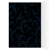 Zwarte en witte Floral (Binnen (Links))