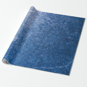 Zwarte en witte florale textiel cadeaupapier