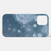 Zwarte en witte florale textiel Case-Mate iPhone case (Achterkant (horizontaal))