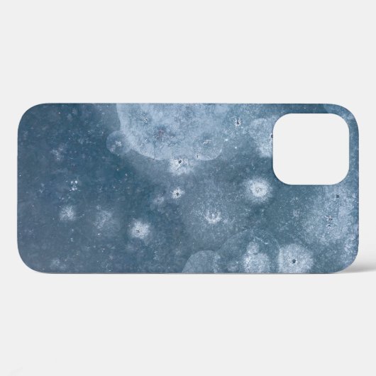 Zwarte en witte florale textiel Case-Mate iPhone case (Achterkant (horizontaal))